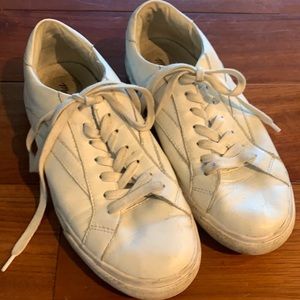 Madewell women’s white leather sneakers-8.5